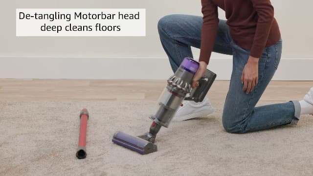 Dyson V11 Extra Cordless Vacuum Cleaner - Nickel/Red, Large
