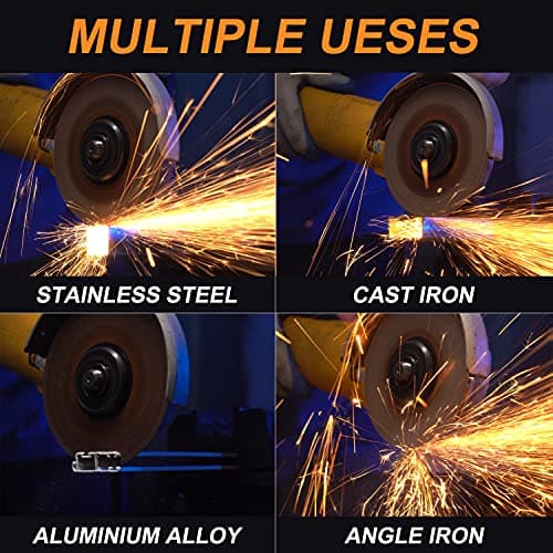 Cut Off Wheels 52 Pack,4 1/2 Inch,0.45 USD/Pack,Metal and Stainless Steel Cutting Wheel for Angle Grinder,Ultra Thin Cut-Off Wheel Cutting Disc (52 PCS 4-1/2 x .045 x 7/8 inch Cut Off Wheels)