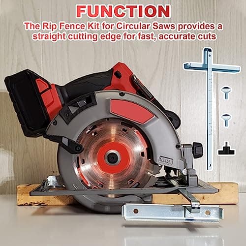 49-22-4146 Circular Saw Rip Fence Guide Kit Replaces 6405-6, 6390-20, 6390-21, 6394-21, 6460 Skateplate Circular Saw Guide