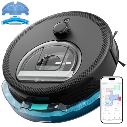 Lefant LiDAR Robot Vacuum and Mop, 450ml Visible Dustbin, Upgraded 190° PSD Obstacle Avoidance, Customized Cleaning, Multi-Floor Mapping, 150 Mins Runtime, 2.4&5G WiFi, Pet Hair & Carpets, M330 Pro