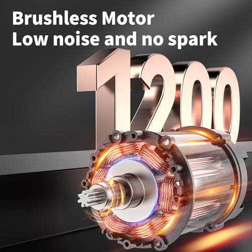 Cordless Impact Driver Kit 16.8V Max Torque 140Nm（105ft-lbs）High Rotation Electric Impact Driver Brushless Motor Continuously Variable Rechargeable 1/4" impact driver 2.0Ah Batteries