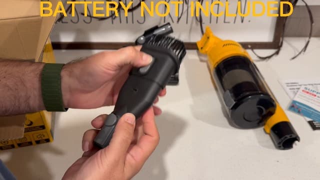 Cordless Vacuum Cleaner for DeWalt 20V Battery, 7-in-1 Lightweight Stick Vacuum with HEPA Filter, 35KPA Suction, 350W Brushless Motor, 3 Modes for Carpet, Floor, Car (Battery Not Included)