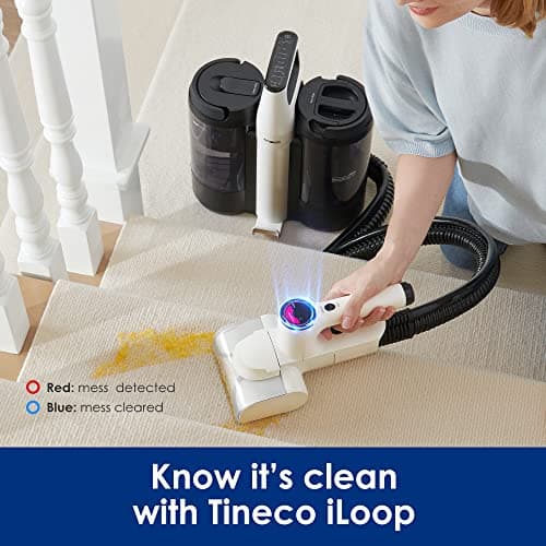 Tineco iFLOOR 3 Breeze Complete Wet Dry Vacuum & Carpet ONE Spot Essentials & Floor Cleaning Solution