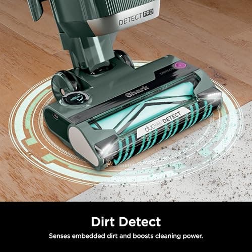 Shark Detect Pro Lift-Away ADV Bagless Upright Vacuum with DuoClean Detect, HEPA Filter, Anti-Allergen, Powerful Suction, and Odor Neutralizer Technology, Evergreen, LA802