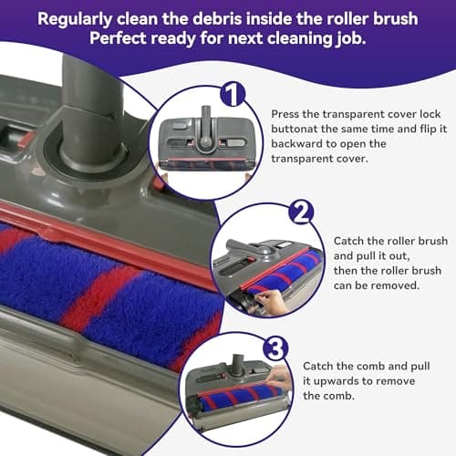 Cordless Sweeper, Cordless Electric Sweeper Rechargeable Cordless Sweeper, 360 Direction, Hard Floor Sweeper Roller Sweeper for Home Crumbs,Kitchen, pet Hair,and Floor Cleaning