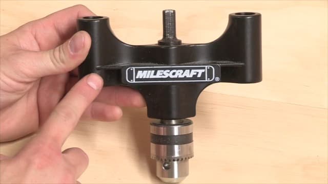 Milescraft 1318 DrillMate Portable Drillling Guide – Precision Drilling Jig Attachment for Drilling Angled or Straight Holes, Adjustable Drill Guide Attachment, Portable Drill Press with 3/8” Chuck