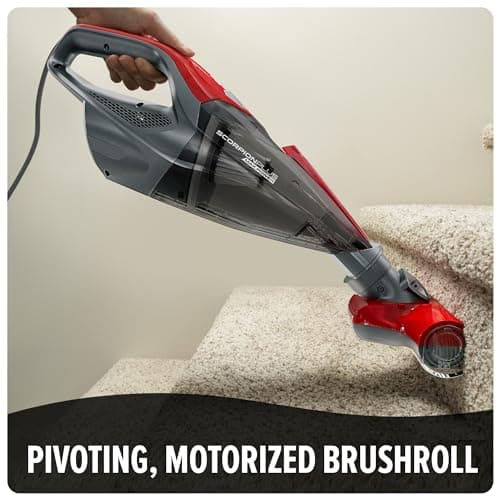 Dirt Devil Scorpion Plus Handheld Vacuum Cleaner, Powerful Suction, Lightweight, Includes Pivoting Stair and Upholstery Tool, Hose and Dusting Brush, Corded Portable Vacuum Cleaner