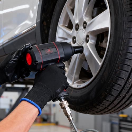 AEROPRO TOOLS 1/2-Inch Air Impact Wrench, Twin Hammer, 1200FT-LBS, 7500RPM, High Torque Pneumatic Impact Wrench, 1/2 Drive Air Impact Gun for Auto Repair, Tire Shop