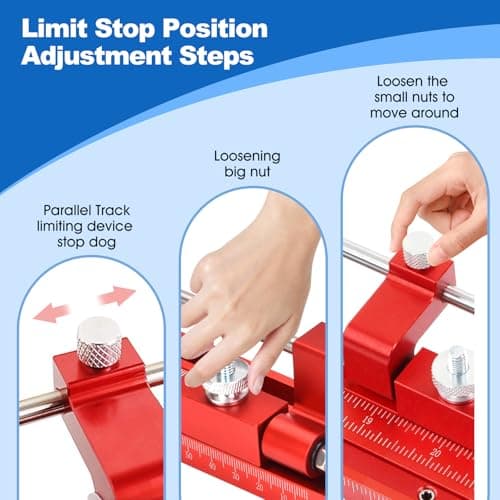 Parallel Guide Rail System, Aluminum Alloy Rail System Circular Saw Track Set, Circular Saw Track Guide, Fixed Guide Rail Bracket Auxiliary Tools for Electric Circular Saw