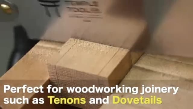 Japanese Pull Saw - 9.5 Ryoba Hand Saw with Rip-cut and Crosscut - Wood Saw for Dovetails, Tenons, Joinery, Cutting Boards to Length & Width- Temple Tool Co.