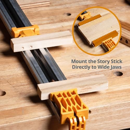POWERTEC 24 Inch Circular Saw Guide/Straight Edge Guide for Router Tool, Jigsaw, Circular Saw and Drill Press, Saw Guide for Cutting Plywood and Routing Dado Slots for Woodworking, 1 pack (71705)
