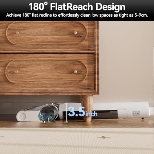 JONR S20 Pro Cordless Wet Dry Vacuum Cleaner, 180°Lay-Flat Design, Lightweight Vacuum Mop with Self-Cleaning, Self-Drying and Edge Cleaning, Floor Cleaner for Tiles and Hard Floors