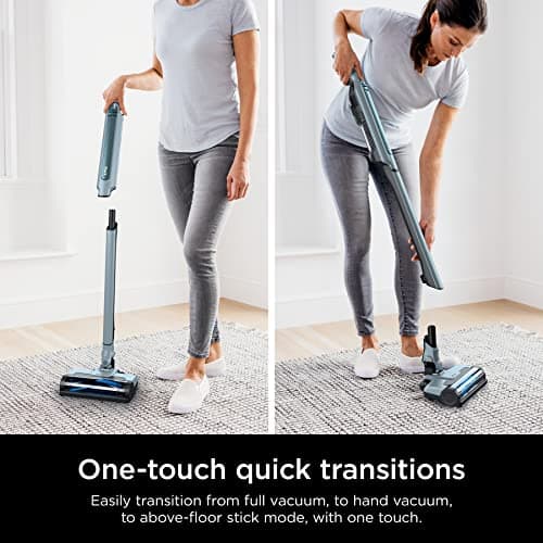 Shark WS642BL WANDVAC System Pet Ultra-Lightweight Powerful Cordless Stick Vacuum with Charging Dock, Blue