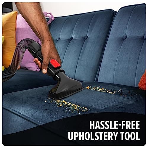 Dirt Devil Multi-Surface Extended Reach+ Upright Bagless Vacuum Cleaner for Carpet and Hard Floor, Powerful, Lightweight, Corded Vacuum Cleaners for Home Use
