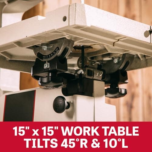 JET 14-Inch Woodworking Bandsaw, 1 HP, 115/230V 1Ph (Model JWBS-14CS)