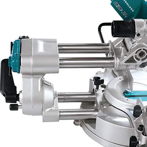 Makita XSL02Z 18V X2 LXT Lithium-Ion Brushless Cordless 7-1/2" Dual Slide Compound Miter Saw, Tool Only
