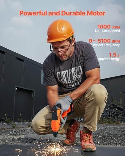 VEVOR 5/8" SDS-Plus Rotary Hammer Drill,20V Brushless Cordless Hammer Drills,4.0Ah Lithium-Ion Battery Powered,3.0A Fast Charger,Electric Demolition Hammers Variable Speed,Power Tool For Concret