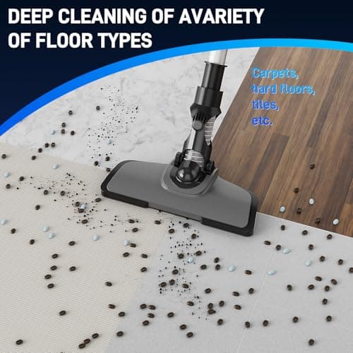 Cordless Vacuum Cleaner - Vacuum Cleaners for Home, Lightweight High Power Stick Vac for Pet Hair Carpet Hardwood Floor, Handheld Portable Wireless Rechargeable Battery Household Car Vac