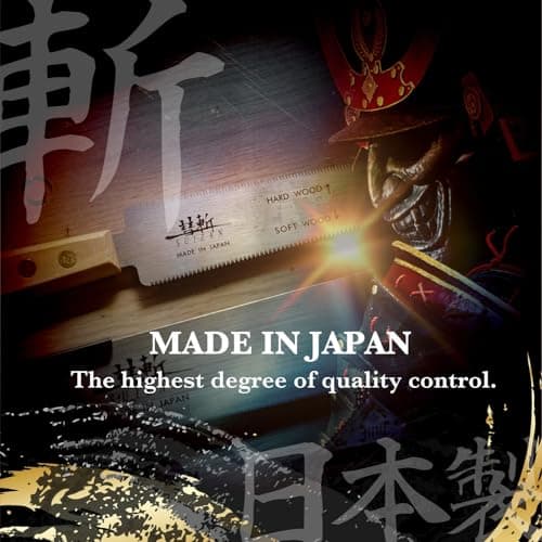 SUIZAN Flush Cut Saw 5" - Professional Japanese Pullsaw Ryoba Double Edge Handsaw Woodworking Tools