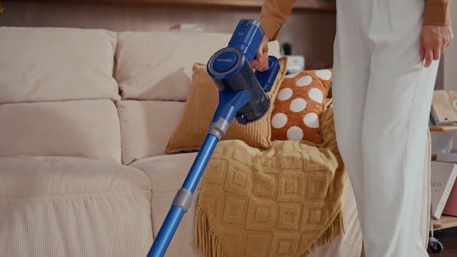 YONNDER Cordless Vacuum Cleaner 40KPA, 6-in-1 Lightweight & Detachable Battery, Powerful Suction for Home, 6-Stage Filtration, Tangle-Free V-Shaped Brush, for Hard Floor/Carpet/Pet Hair