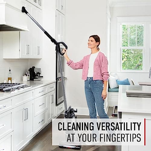 Hoover WindTunnel Tangle Guard Bagless Vacuum Cleaner, Corded Upright Vacuum, HEPA Media Filtration, Anti-Hair Wrap, Headlights, Swivel Steering, Corded Vacuum Cleaners for Home Use