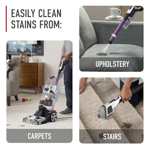 Hoover SmartWash Pet Automatic Carpet Cleaner Machine with Spot Chaser Wand, Deep Cleaning Carpet Shampooer Machine, Pair with a Hoover Carpet Cleaner Solution for a Bright, Refreshed Home