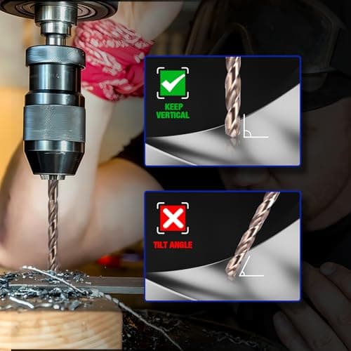 Cobalt Drill Bit Set, 29Pcs (1/16" - 1/2") M35 Fully Grounded 5% Cobalt Bits for Hardened Metals, Stainless Steel, Cast Iron and Wooden Plastics, with Metal Index Storage Box