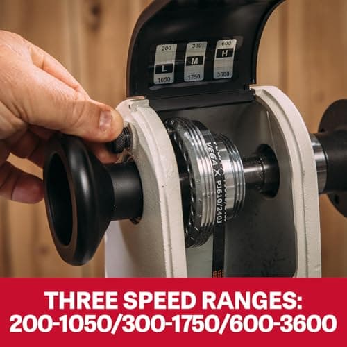 JET 10" x 15" Variable-Speed Woodworking Lathe, 1/2 HP, 115V 1Ph (Model JWL-1015VS)