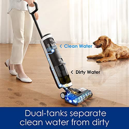 Tineco Floor ONE S3 Cordless Hardwood Floors Cleaner A30S Cordless Stick Vacuum Cleaner, 160W Suction, 60Min Runtime