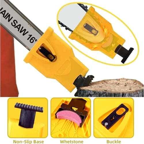 Chainsaw Sharpener, Portable Chainsaw Sharpener Kit for 12''-22'' Saws, Universal Chainsaw Sharpener,Chain Saw Sharpener Tool.