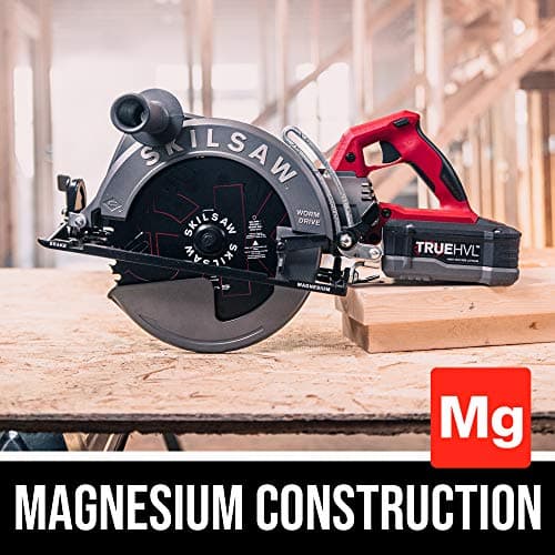 SKIL 10-1/4'' TRUEHVL Cordless Worm Drive Skilsaw Circular Saw Kit with 1 Battery - SPTH70M-11