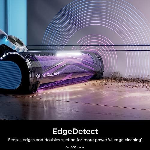 Shark IW1111 Detect Pro - Lightweight Cordless Vacuum Cleaner with HEPA Filter, Portable Handheld Attachment, Crevice Tool, Rechargeable Multi-Surface Stick Vacuum for Household Pet Hair, Dark Grey