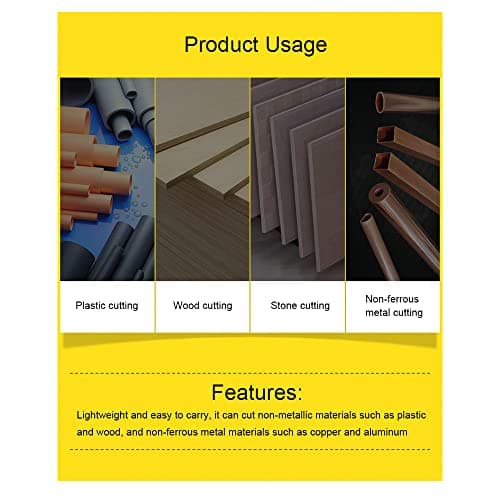 45° Miter Mini Benchtop Cut-Off Saw,Hobby Crafts Mini Cuts Wood Metal W/Clamping Tool,Adjustable Cutting Angle & 7800r/Min For Metal Wood Plastic.