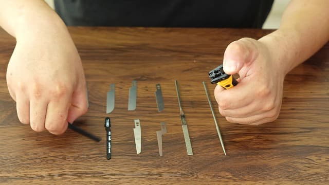 10-In-1 Model Craft Hand Saw & File Set. DIY Mini Razor Saw&File Kit for Handcrafted, Modeling, Plastic, and Other Fine Cutting, Reliable Blade Quick Change Mechanism