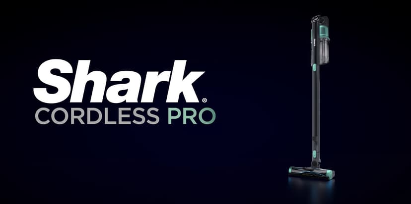 Shark IZ631H Cordless Pro Vacuum with PowerFins and Self-Cleaning Brushroll, Includes Upholstery Tool & Crevice Tool, Up To 60 Minute Runtime, HEPA Filtration, Cordless Vacuum, Dark Grey/Mojito