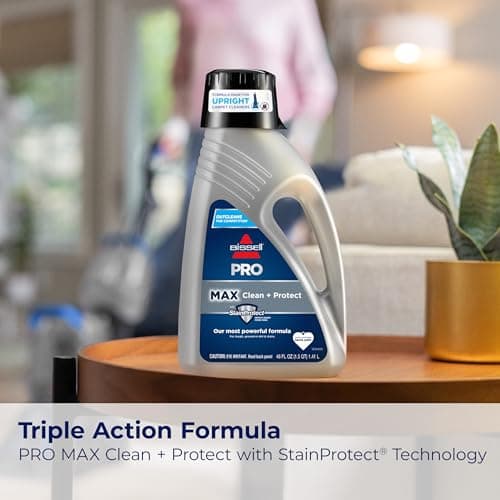 BISSELL TurboClean, Upright Carpet Cleaner, Pro Max Clean & Protect + Oxy Urine Eliminator Formula Included, 3952