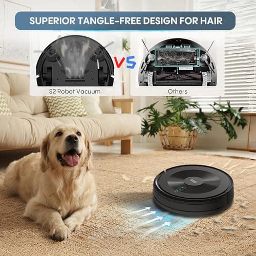 Robot Vacuum and Mop: 2-in-1 Robot Vacuum Cleaner 3000Pa Strong Suction & Tangle-Free & Alexa/APP Control & Self-Charging, Schedule Cleaning Robotic Vacuum for Pet Hair, Hard Floor, Carpet
