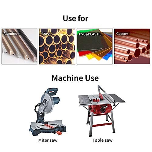 10-Inch 100T Carbide Tooth TCG for Aluminum Saw Blade with 5/8-Inch Arbor