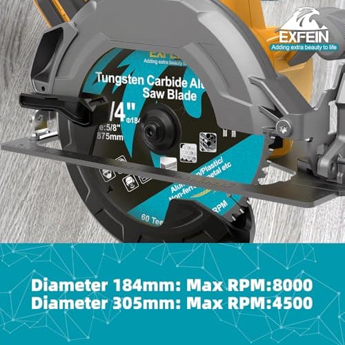 12 Inch 100 Teeth Aluminum and Non-Ferrous Metal Cutting Circular Saw Blade with 1 Inch Arbor, TCG Saw Blade for Thin Aluminum and Plastic