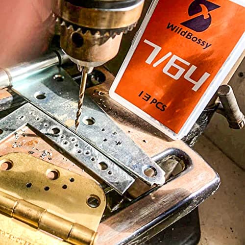 M35 Cobalt Drill Bit Set 20PCS(1/16"-1/2") High Speed Steel Jobber Length Drill Bit Kit for Hardened Metal with Index Storage Case