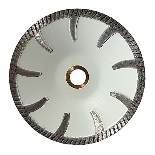 5" Contour Cutter Diamond Saw Blades for Granite, Quartz, and Other Engineered Stones, Wet or Dry, 1" Arbor