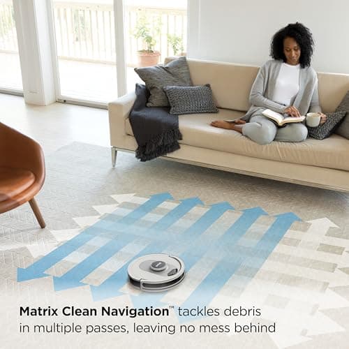 Shark AI Ultra Voice Control Robot Vacuum with Matrix Clean Navigation, Home Mapping, 60-Day Capacity, XL Self-Empty Base for Homes with Pets, Carpet & Hard Floors