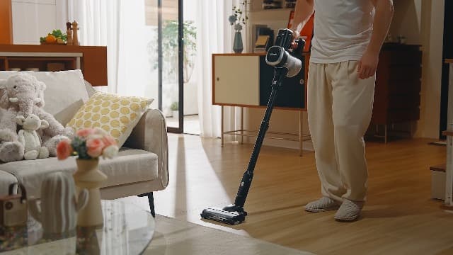 Lubluelu Cordless Vacuum Cleaner, Max 50 Mins Runtime, Stick Vacuum with Touch Screen,Lightweight Vacuum for Carpet, Home Hardwood Floor and Pet Hair.