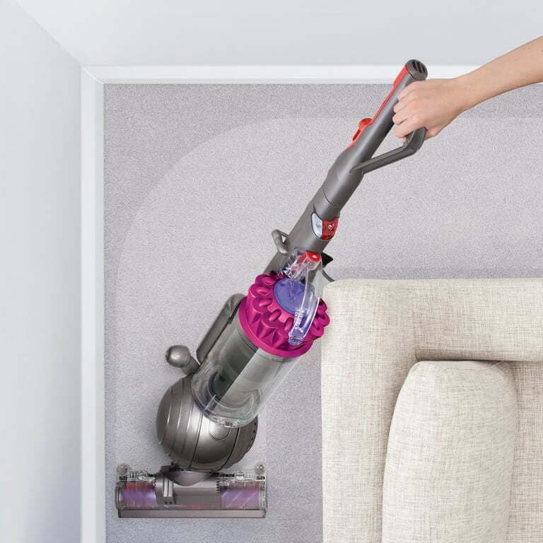 Dyson Ball MultiFloor Upright Vacuum: High Performance HEPA Filter, Bagless Height Adjustment,Strongest Suction,Telescopic Handle,Self Propelled Rotating Brushes, Fuchsia