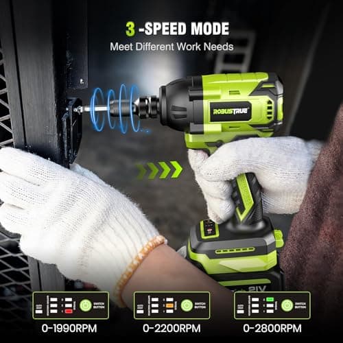 Cordless Impact Wrench, 406Ft-lbs (550N.m) Brushless 1/2 inch, 2800RPM High Torque Impact Gun, 2x 4.0Ah Battery, Charger, 4 Sockets, Electric Impact Wrench for Car Home