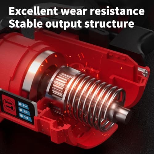 Cordless Impact Driver Kit 16.8V Max Torque 140Nm（105ft-lbs）High Rotation Electric Impact Driver Brushless Motor Continuously Variable Rechargeable 1/4" impact driver 2.0Ah Batteries