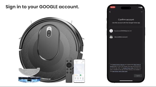 W7 Robot Vacuum and Mop Combo, 2 in 1 Mopping Robotic Vacuum Cleaner with Watertank and Dustbin, Self-Charging, Slim, Max 120mins Runtime for Hard Floor, Carpet Cleaning