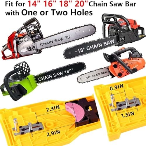 Chainsaw Sharpener, Portable Chainsaw Sharpener Kit for 12''-22'' Saws, Universal Chainsaw Sharpener,Chain Saw Sharpener Tool.
