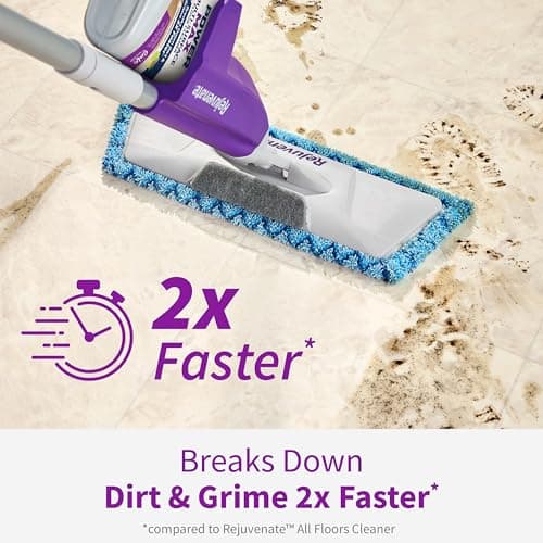 Rejuvenate PowerMax Multi-Surface Floor Cleaner, 128 Ounces, Breaks Down Dirt And Grime On Sealed Hardwood, Tile, Vinyl, Laminate To Deliver A Powerful, Deep Clean With Citrus And Cedarwood Scent