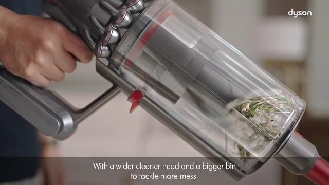 Dyson Outsize Origin Cordless Vacuum, Nickel/Red